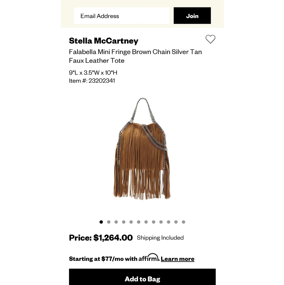 Authentic Stella Mccartney mini Falabella